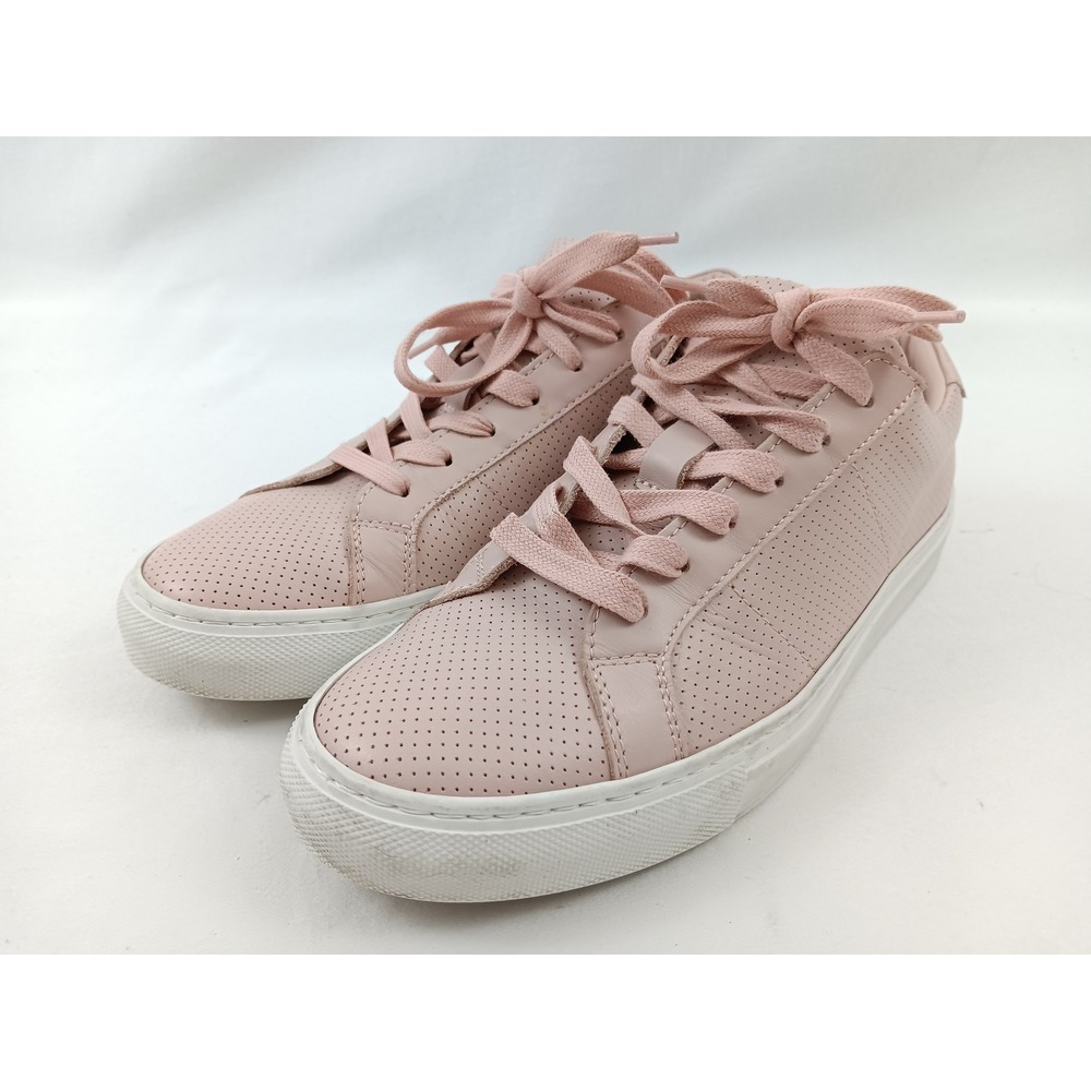 GREATS Brooklyn Women's Pink Perforated Leather Sneakers Size US 10 EU 40‎
